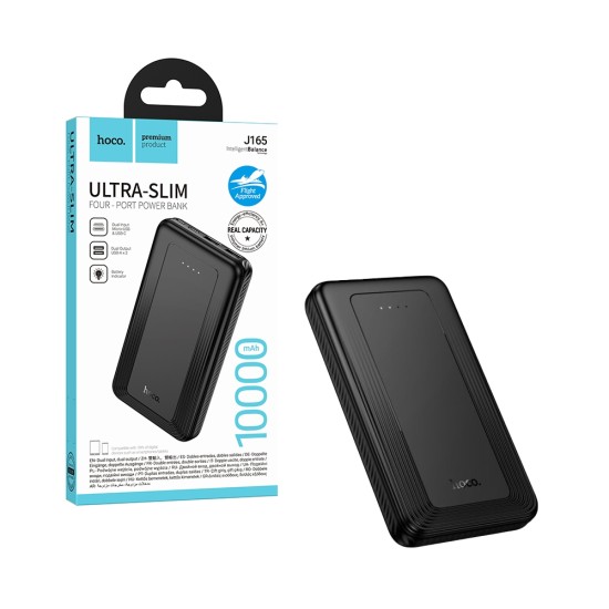 Power Bank Hoco J165 Honey 10000mAh Preto